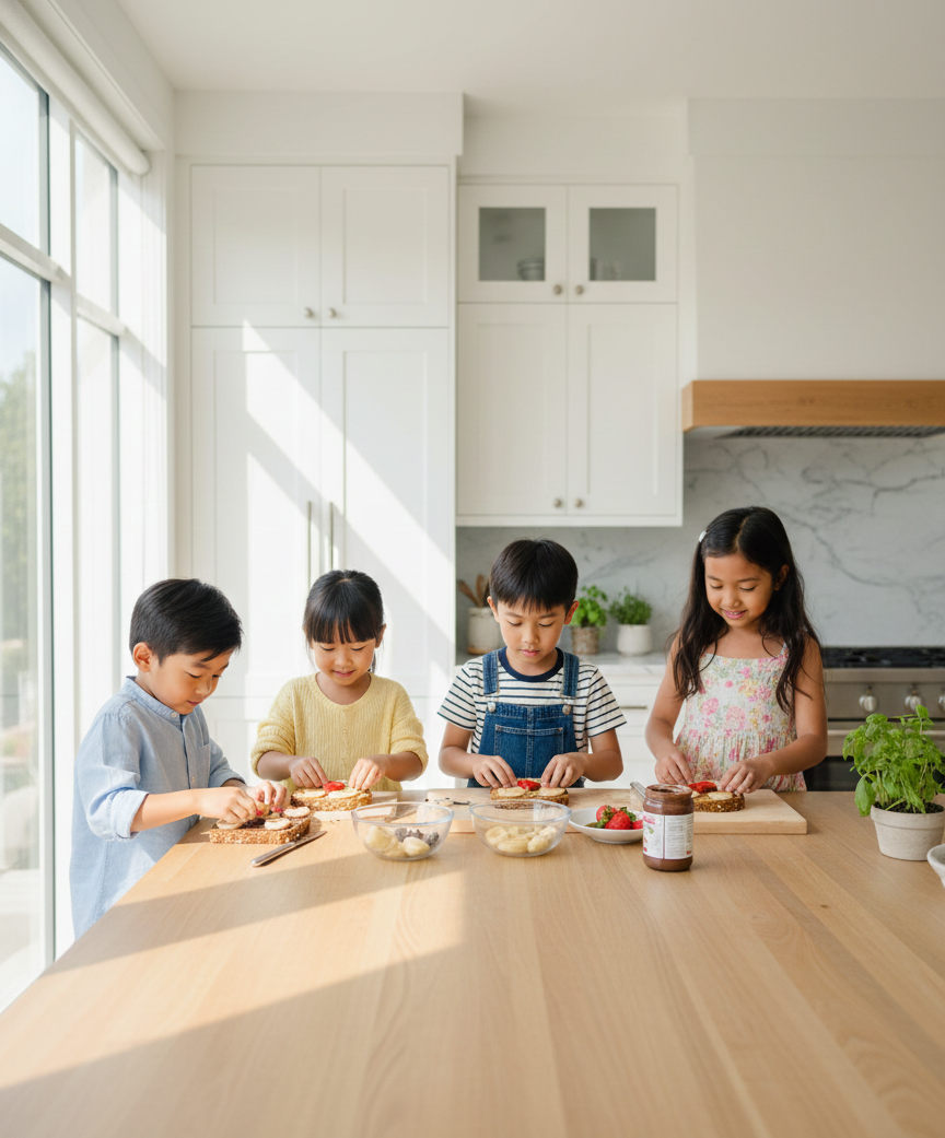 Project Playdate: Decorating A Valentine Bear Toast