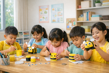 Project Playdate: Bee Piggy Bank