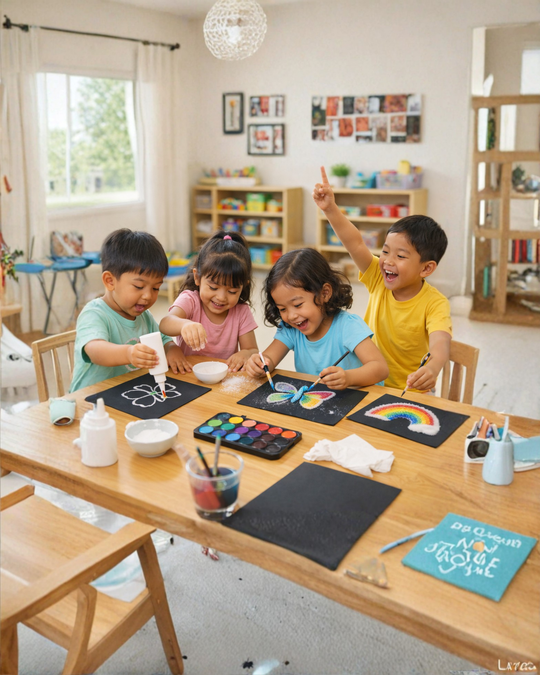 Project Playdate: Salt Painting